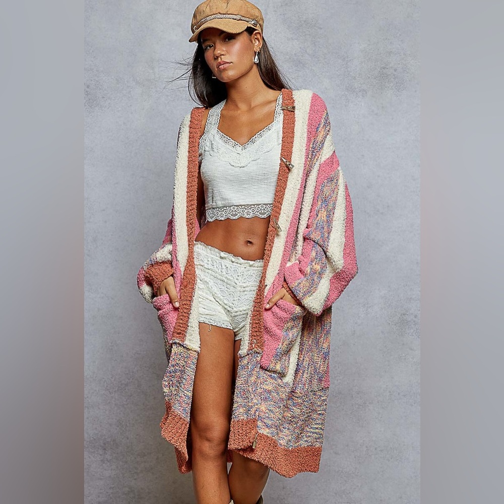 POL Multicolor Knit Cardigan